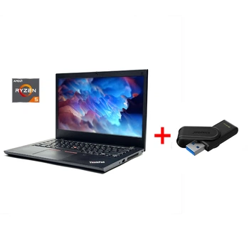 Ультрабук Lenovo ThinkPad L14 Gen 2 / 14" (1920x1080) IPS / AMD Ryzen 5 Pro 5650U (6 (12) ядер по 2.3 - 4.2 GHz) / 16 GB DDR4 / 256 GB SSD NVMe / AMD Radeon RX Vega 7 Graphics / WebCam / Win 11 Pro б/в + Подарунок Флеш-накопичувач Kingston 64 ГБ