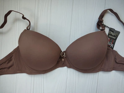 Бюстгальтер Biweier гладкий push up коричневый 75В 3315