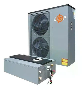 Тепловий насос повітря-вода LogicPower LP SINV-20 інверторний спліт з гідромодулем, 160–350 м², Wi-Fi, 186 кг