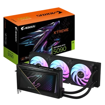Видеокарта GeForce RTX 5090, Gigabyte, XTREME WATERFORCE, 32Gb GDDR7 (GV-N5090AORUSX W-32GD)