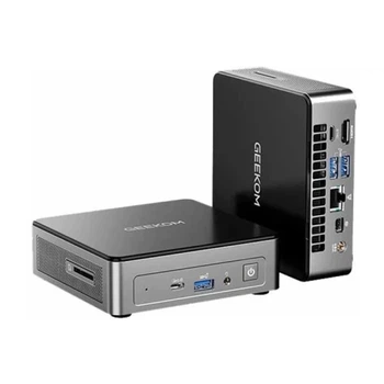 Неттоп GEEKOM Air12 Mini, Black/Grey, P7505, 16Gb, 512Gb, UHD, Win11P (GMAIR12PT7505 -16512-EU)