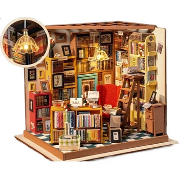 Конструктор Rolife DIY ляльковий будиночок «Книжковий магазин» збірний