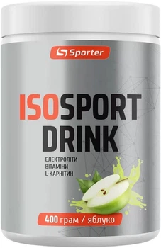 Ізотонік Sporter Iso Sport Drink порошок 400 г Яблуко (4820249725801)