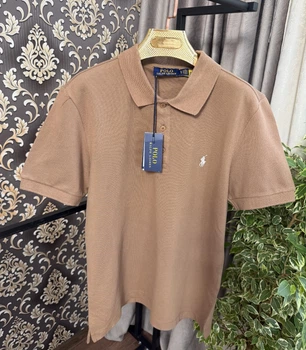 Поло мужское Polo Ralph Lauren S коричневый