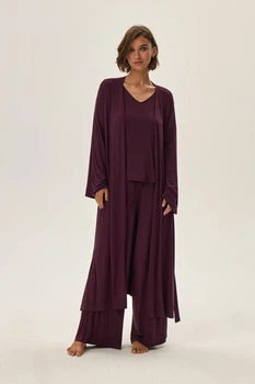 Халат Esotiq 50(2XL) Темно-вишневый-608 (150638)