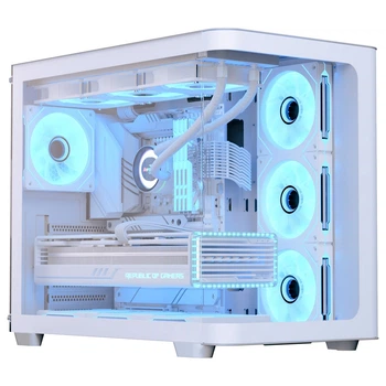 Корпус AeroCool P500C-G-WT-v1 (ACCM-PN01043.21) White без БП
