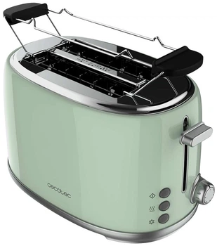Toster Cecotec Toast&Taste 1000 Retro Double Green