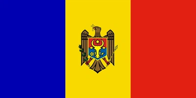 Молдавский флаг, знамя Молдавии 90*60 см с люверсами для флагштока, национальный государственный баннер страны Молдавия