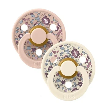 Пустушка BIBS 0-6 m LIBERTY Colour Eloise - Blush / Ivory Mix, 2 Pack