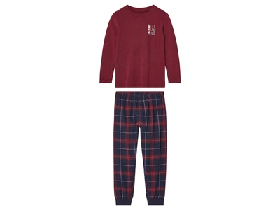 Пижама (лонгслив и штаны) для мальчика Lupilu Ecoprint 457115 110-116 см (4-6 years) Комбинированный