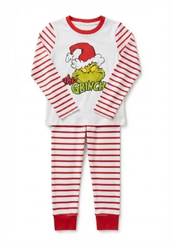 Піжама (лонгслів і штани) для дівчинки Disney Grinch 458455 110-116 см (4-6 years) Різнобарвний