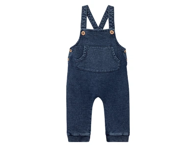 Напівкомбінезон бавовняний для хлопчика Lupilu LIDL 435197 074-80 см (6-12 months) темно-синій
