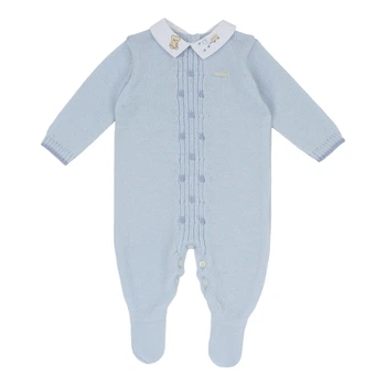 Комбинезон из шерсти Chicco Milo, цвет голубой, размер 56 (263.02520.021)
