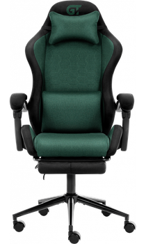 Кресло геймерское GT RACER X-2338 Fabric Green/Black