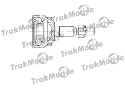Комплект шарнірів, приводний вал 400645 TRAKMOTIVE TRAKMOTIVE 40-0645 Opel Kadett, Vectra 0374015, 0374126, 374015