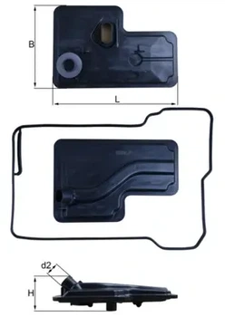 Фільтр АКПП MAHLE / KNECHT HX270D Ford Explorer 7T4Z7A098B, K2GZ7F396A