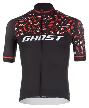 Джерсі Ghost Factory Racing, Short, XL, чорно-червоно-біле (ROU_9407014)