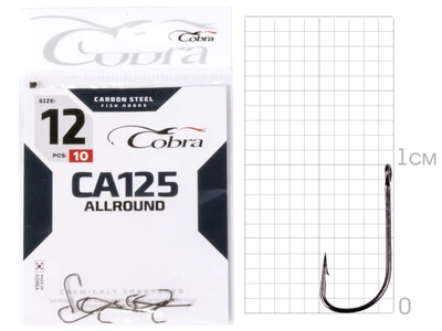 Крючки Cobra Allround STRUGER сер. CA125 разм. 012 10шт.