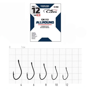 Гачки Cobra Allround AJI сер. CA112 разм.006 10 шт.