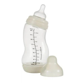 Антиколиковая бутылочка Difrax S-bottle Wide с силиконовой соской 310 мл молочный (707 Popcorn) 5249358