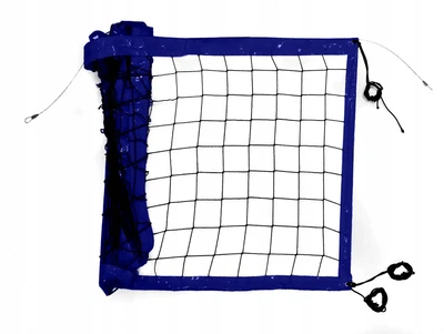Сетка волейбольная Romi Sport "Профессиональная" (3мм. полипропилен, 8,5м.) black/blue