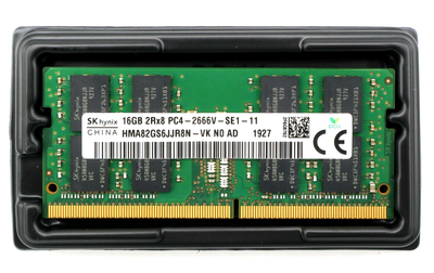 Оперативная память для ноутбука SK hynix 16GB DDR4 2666MHz SO-DIMM 2Rx8 (HMA82GS6JJR8N-VK) код CG-467412454