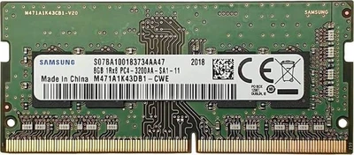 Оперативная память для ноутбука Samsung 8GB DDR4 3200MHz SO-DIMM 1Rx8 (M471A1K43DB1-CWE) код CG-369528255