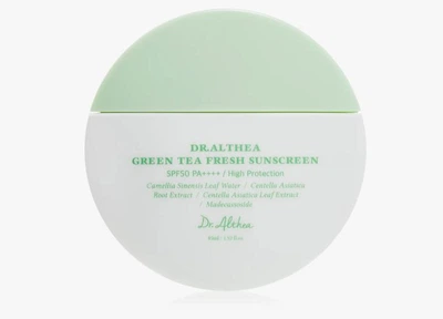 Сонцезахисний крем для обличчя Dr.Althea Pro Lab Green Tea Fresh Sunscreen з екстрактом зеленого чаю, 45 мл