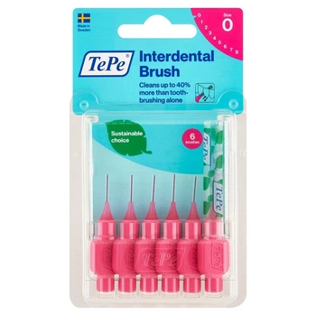 Набор межзубных щеток TePe Original Pink (0.4 мм), 6 шт