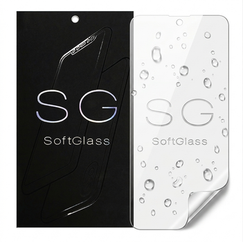 Бронепленка для Samsung S21 FE на экран износоустойчивая полиуретановая SoftGlass