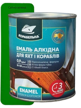 Эмаль алкидная Корабельная ПФ-115 0.9 кг светло-зеленая
