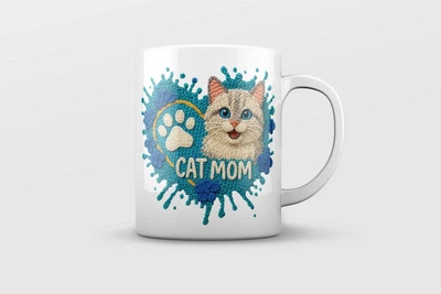 Чашка “CAT MOM "