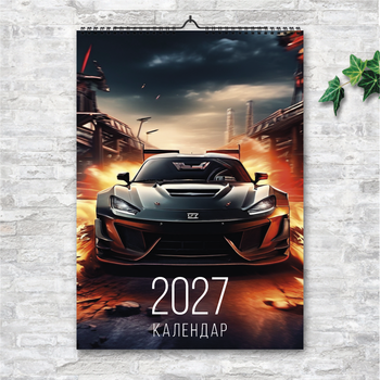 Календарь А4 перекидной настенный автомобили NEED FOR SPEED 13 листов (art. 250122a4)