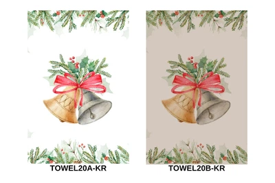 Набор кухонных полотенец Christmas Bells 45x65 см 100% хлопок Ассорти 2 шт.
