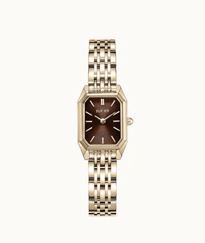 Жіночий годинник Burker Isabell Petite Gold Brown
