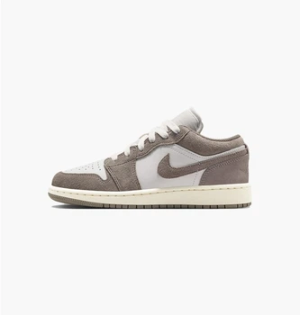 Дитячі кеди Jordan 1 Low Grey 37.5 Сірі 553560-026