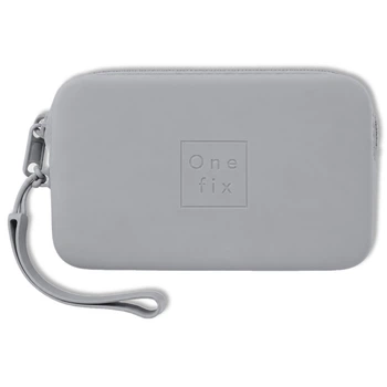 Косметичка силіконова One fix сіра 15 × 9,5 × 2,5 см (OF0013KSM)