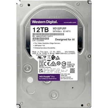 Жесткий диск внутренний Western Digital WD122PURP 12Тб