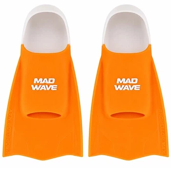 Ласты тренировочные с закрытой пяткой MD Propellor max M074305 Размер S (38-39) Оранжевый