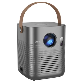 Проектор HOCO DT4 1280x720 Wi-Fi Bluetooth 2.4/5 ГГц 23.5-183" Металлический серый