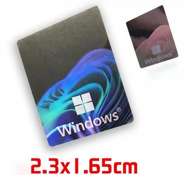 Наклейка Windows 11 New 2,3x1,65cm