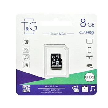 Карта памяти microSDHC 8GB class 10 T&G (без адаптера)