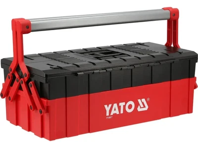 Ящик для інструменту розсувний YATO з 3 лотками пластиковий 460х 265х 158 мм [4]