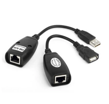 Удлинитель USB 2.0 сигнала по F/UTP до 50 метров, RJ-45 to AM + RJ-45