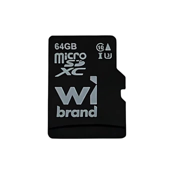 Карта памяти Wibrand 64GB mictoSD class 10 UHS-II (U3) V10 Read 80/Write 30 (WICDXU3/64GB)