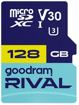 Карта пам'яті GoodRam RIVAL microSDXC 128GB V30 (UHS I U3) + ad (7284591)