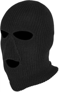 Шапка-маска Norfin KNITTED BL зимняя L черная полиэстер защита от ветра
