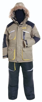 Костюм зимовий Norfin Titan чоловічий XXL Nortex Breathable Чорний/Олива