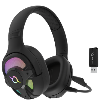 Ігрові навушники AQIRYS ARA Dual Mode: Wireless 2.4GHz Bluetooth Wired black (AQRYS_ARABK)