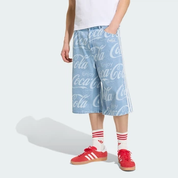 Мужские джинсовые шорты COCA COLA CLASSIC SPORT DENIM SHORT adidas KY2112 (44) синий (4068804748302)